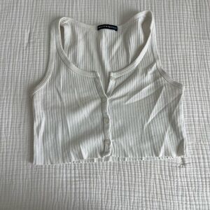 Brandy Melville button crop tank